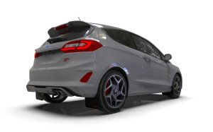 Ford Fiesta ST Mud Flap Kit - Rally Armor - UR Series - Black/Red - `18-`23 Ford Fiesta ST Mud Flap Kit - Rally Armor - UR Series - Black/Red - `18-`23